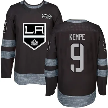 Authentic Adrian Kempe Black Los Angeles Kings 1917-2017 100th Anniversary Jersey - Men's