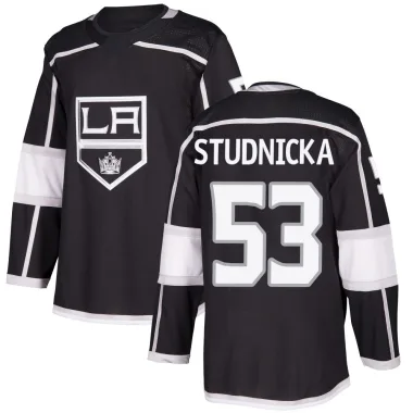 Authentic Jack Studnicka Black Los Angeles Kings Home Jersey - Youth