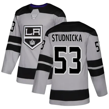 Authentic Jack Studnicka Gray Los Angeles Kings Alternate Jersey - Youth