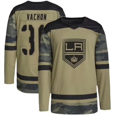 Authentic Rogie Vachon Camo Los Angeles Kings Military Appreciation Practice Jersey - Men's