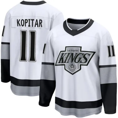 Breakaway Anze Kopitar White Los Angeles Kings Alternate Premier Jersey - Men's