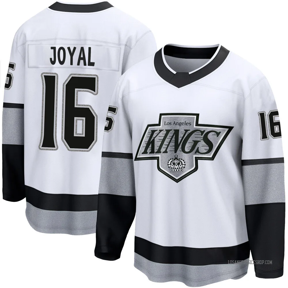Breakaway Eddie Joyal White Los Angeles Kings Alternate Premier Jersey - Men's