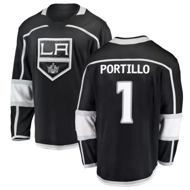 Breakaway Erik Portillo Black Los Angeles Kings Home Jersey - Youth