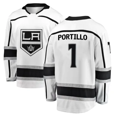 Breakaway Erik Portillo White Los Angeles Kings Away Jersey - Youth