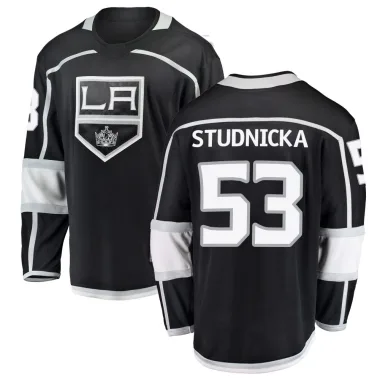 Breakaway Jack Studnicka Black Los Angeles Kings Home Jersey - Men's