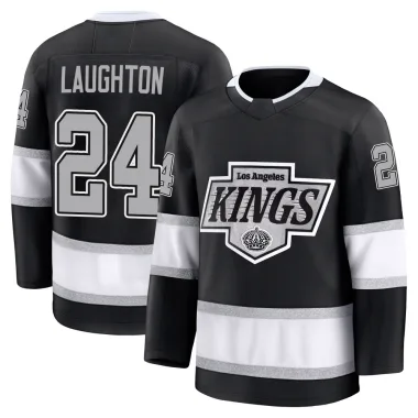 Premium Scott Laughton Black Los Angeles Kings Home Jersey - Youth